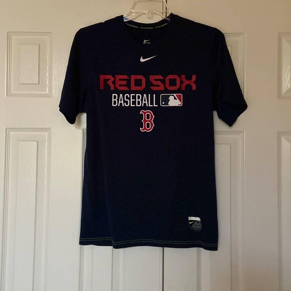 Nike Dri-fit Red Sox Baseball Shirt